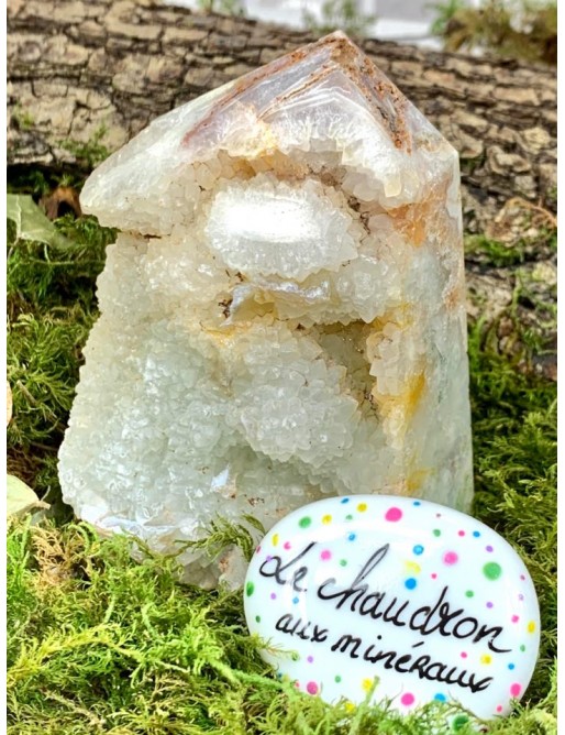 Agate Druzy obélisque 1