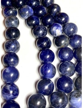 SODALITE perles 10mm en fil  origine USA