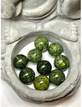 SERPENTINE perles 12mm à l'unité origine Russie