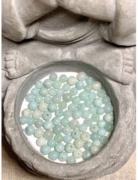 ?AMAZONITE VERTE claire Perles à l'unité 4mm ou en lot