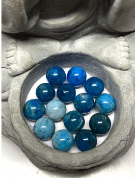 ?? Perles Apatite bleue à l'unité ou en lot - 10mm