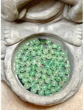 AVENTURINE VERTE Perles à l'unité 4mm
