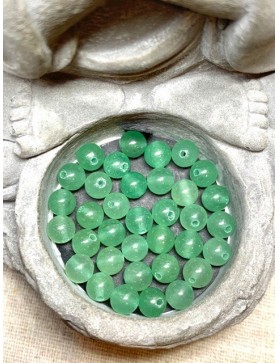 AVENTURINE VERTE Perles à l'unité 6mm