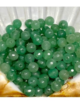 AVENTURINE VERTE Perles Facettées 6mm