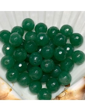 AVENTURINE VERTE Perles Facettées 10mm