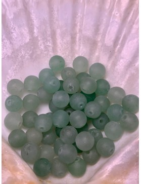 AVENTURINE VERTE Perles Givrées à l'unité 6mm