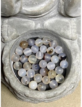 ?? Perles Agate Montana à l'unité ou en lot - 6mm