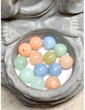 BÉRYLS Perles à l'unité origine Brésil 10mm