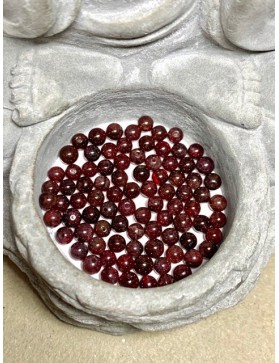 ?GRENAT Perles à l'unité 4mm ou en lot