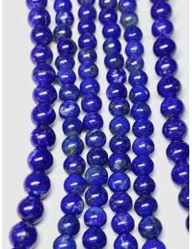 ?LAPIS-LAZULI Perles 4mm en fil (environ 84 perles)
