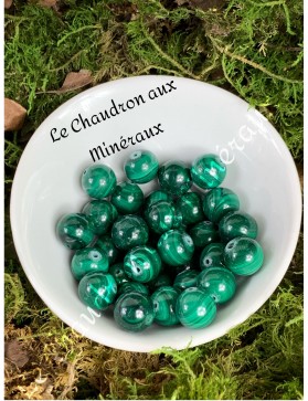 MALACHITE perles 10mm à l'unité