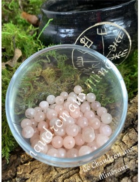 ? Perles Morganite à l'unité - 6mm
