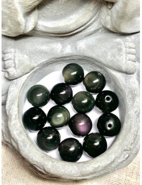 OBSIDIENNE ŒIL CÉLESTE Perles 10mm
