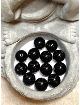 ?ONYX Noir (Agate noire) Perles 10mm à l'unité ou en lot