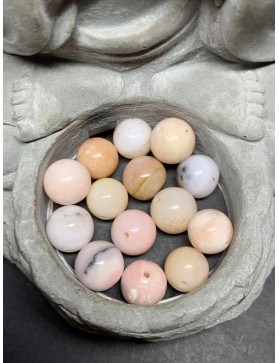 ?? Perles Opale rose à l'unité ou en lot - 10mm