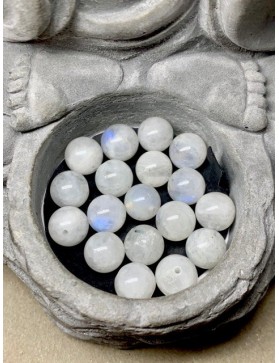 ?PÉRISTÉRITE origine Sri Lanka Perles 8mm à l'unité ou en lot