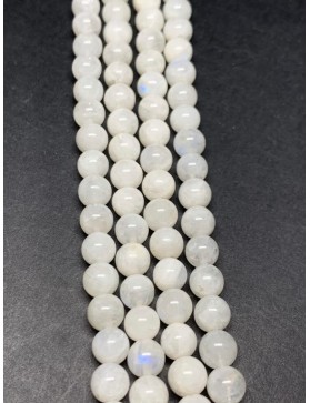 ?PÉRISTÉRITE  Perles en fil 6mm origine Sri Lanka (environ 61 perles)