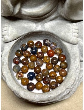 PIETERSITE Perles à l'unité origine Namibie 6mm