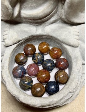 PIETERSITE Perles à l'unité origine Namibie 10mm