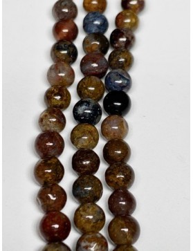 PIETERSITE Perles en fil origine Namibie 4mm (environ 85 perles)