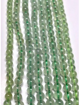 PREHNITE Perles en fil 4mm (environ 93 perles)