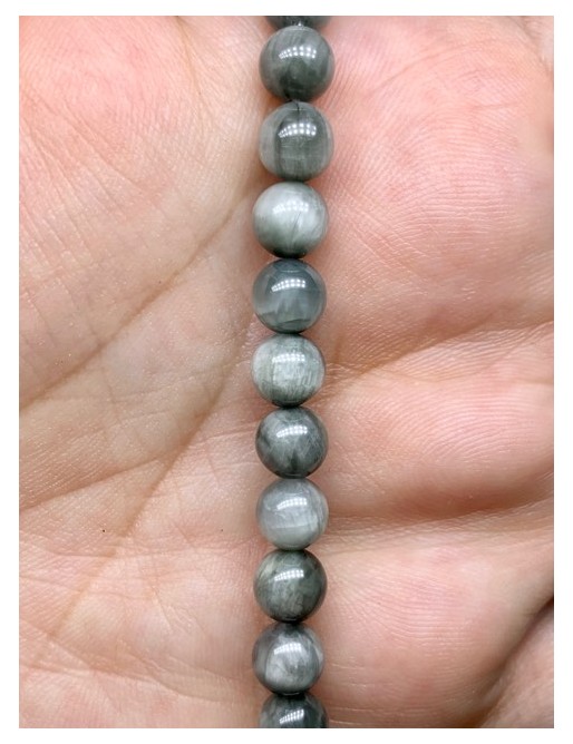 Quartz Œil de Chat Perles à l’unité 6mm