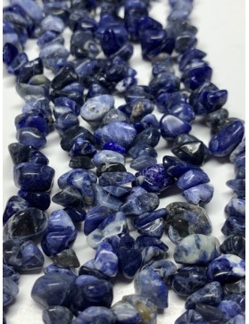 SODALITE Chips en fil (environ 250 chips)