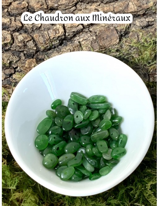 ?JADE Nephrite Origine Canada chips à l'unité