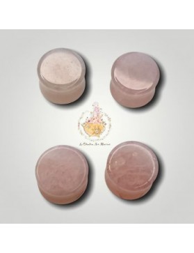 Plug bouchons d'oreilles Quartz rose - 12mm