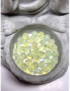PREHNITE Perles à l'unité 6mm