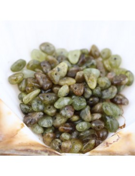 Perles chips Tsavorite (Grenat vert) à l'unité
