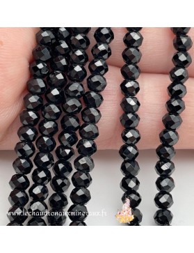 Perles Rondelles Facettées de Spinelle 3x4mm - Élégance Sri Lankaise pour Vos Bijoux