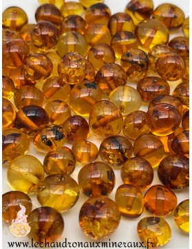 Ambre perles "Forme Libre"...