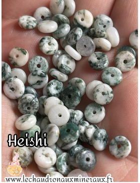 Agate Arbre Heishi lot .