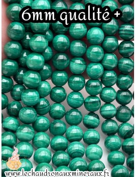 Malachite 5/6mm unité