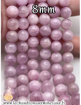 Kunzite 8mm en perles :)