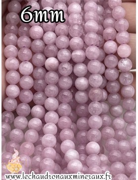 Kunzite 6mm unité :).