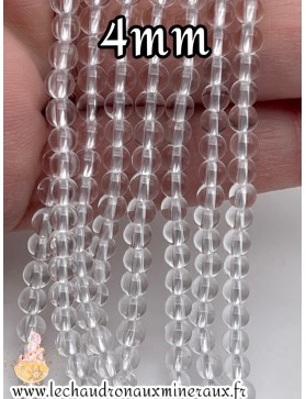 Cristal de roche 4mm .