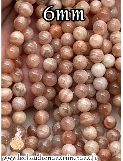 Perles de Pierre de Soleil 6mm - Brillez de joie avec nos perles lumineuses. Perles de Pierre de Soleil 6mm - Brillez de joie avec nos perles lumineuses.