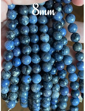 Perles de Dumortierite - Créez des Bijoux d'Élégance depuis les USA.