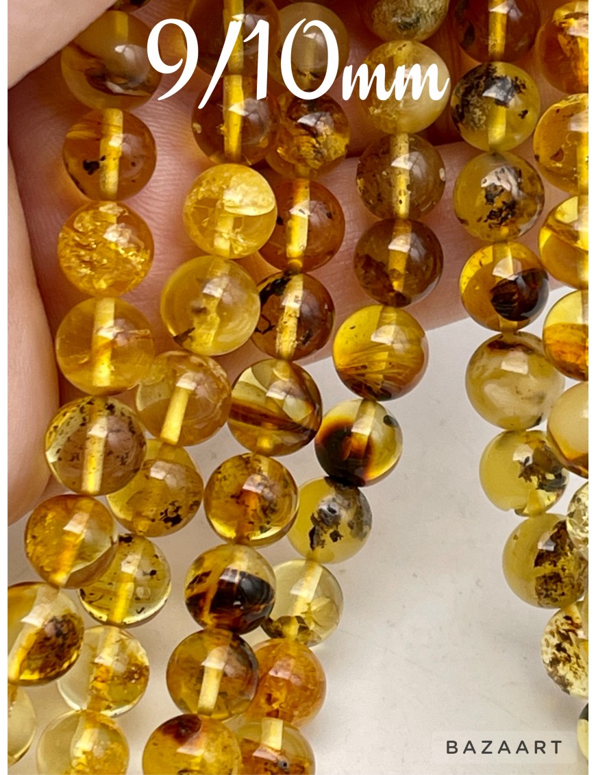 perles ambre unité