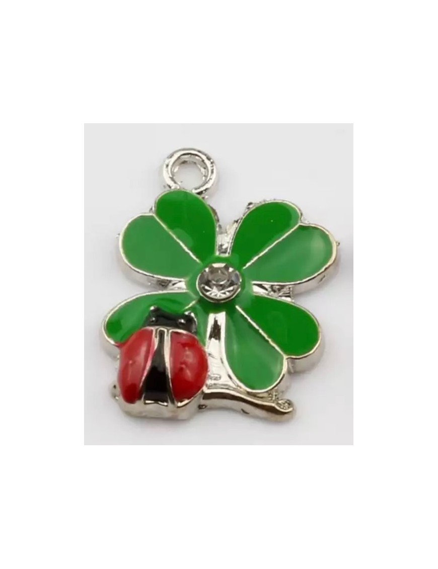 COCCINELLE sur Trèfle Charms
