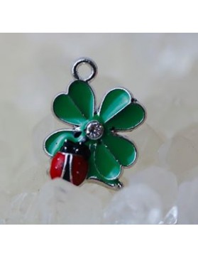 COCCINELLE sur Trèfle Charms
