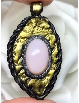 OPALE ROSE Pendentif n°1