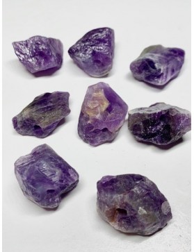 ?? Perles Amethyste brute à l'unité - 15/30mm